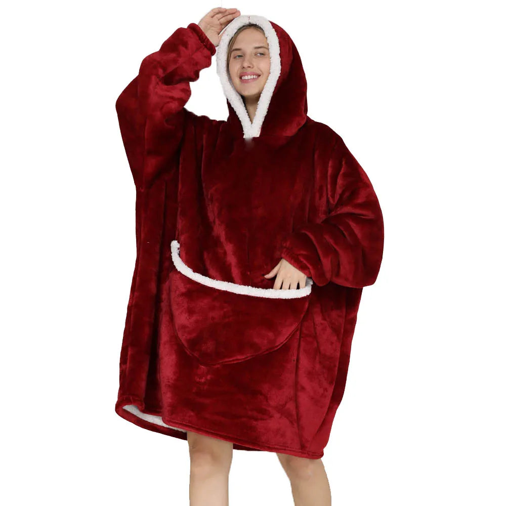 Hoodie Couverture Léopard Femme