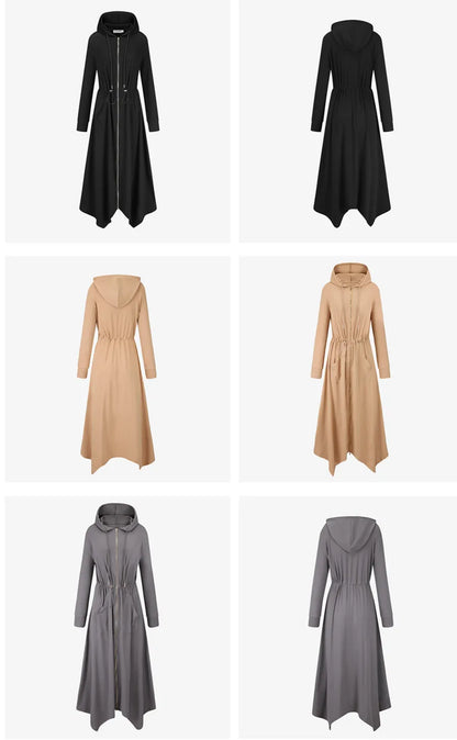 AS AW2024 fashion spring/summer woman clothes modal fabric loose style gold zipper dress (ship out in 24 hours)